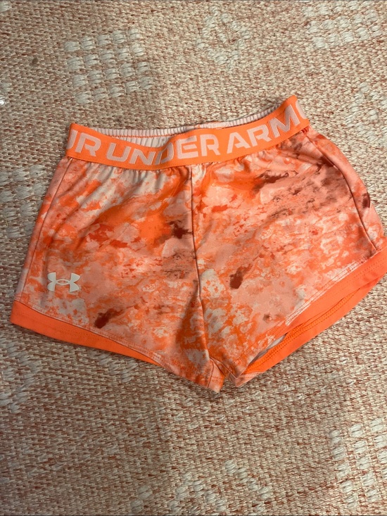 Under Armour Other - Under Armour Women's Orange Marble Athletic Shorts